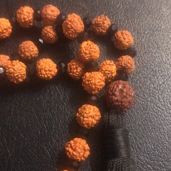 Sacred Rudraksha Meditation Mala - Picture 3 of 5